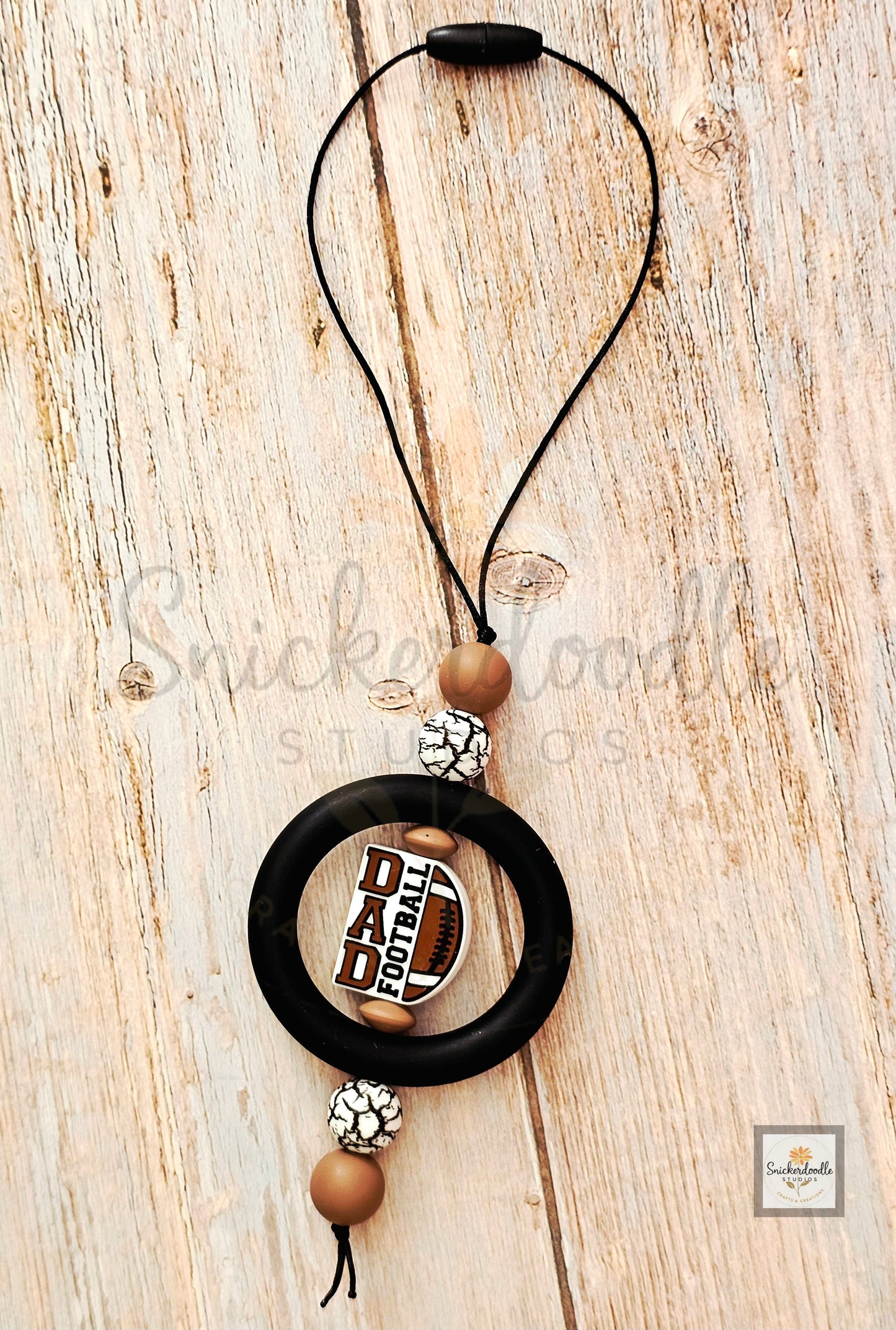 Football Dad Car Charm