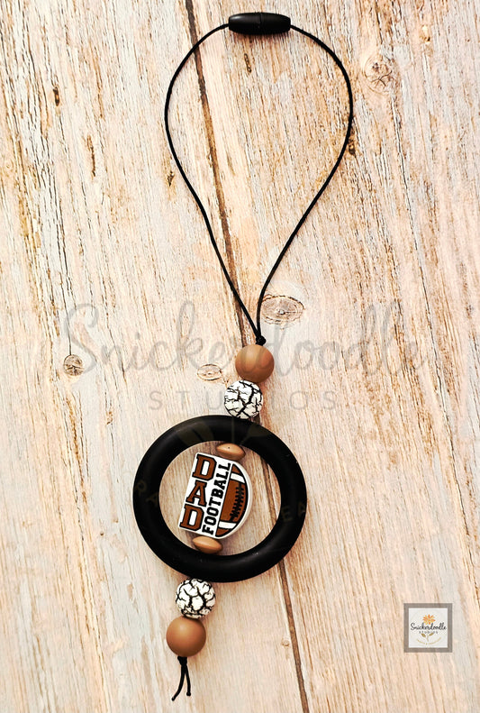 Football Dad Car Charm